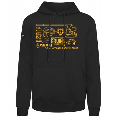 Толстовка Boston Bruins Levelwear Black Podium Campaign