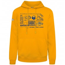 Buffalo Sabres Levelwear Gold Podium Campaign Pullover Hoodie
