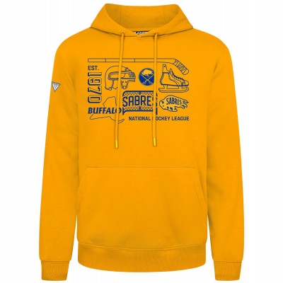 Buffalo Sabres Levelwear Gold Podium Campaign Pullover Hoodie