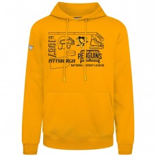 Толстовка Pittsburgh Penguins Levelwear Gold Podium Campaign