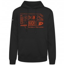 Толстовка Anaheim Ducks Levelwear Black Podium Campaign