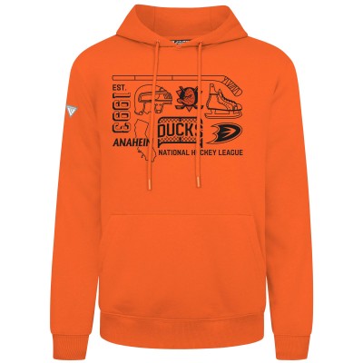 Толстовка Anaheim Ducks Levelwear Orange Podium Campaign