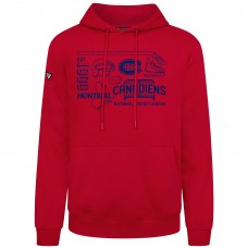 Толстовка Montreal Canadiens Levelwear Red Podium Campaign