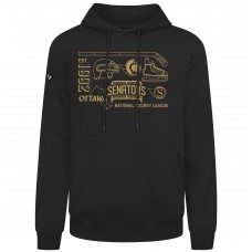 Ottawa Senators Levelwear Black Podium Campaign Pullover Hoodie