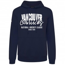 Vancouver Canucks Levelwear Navy Podium Response Pullover Hoodie