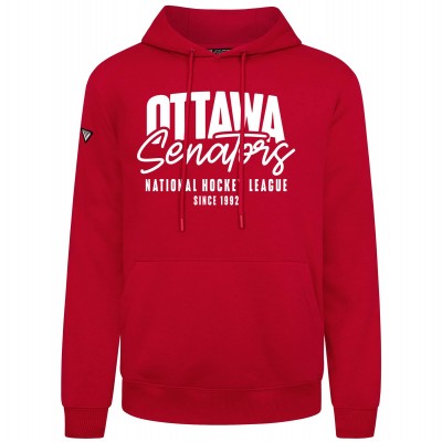 Ottawa Senators Levelwear Red Podium Response Pullover Hoodie