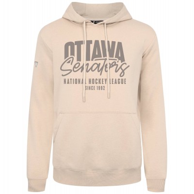 Ottawa Senators Levelwear Khaki Podium Response Pullover Hoodie