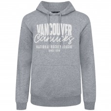 Vancouver Canucks Levelwear Gray Podium Response Pullover Hoodie