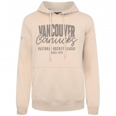 Vancouver Canucks Levelwear Khaki Podium Response Pullover Hoodie