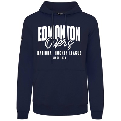Толстовка Edmonton Oilers Levelwear Navy Podium Response