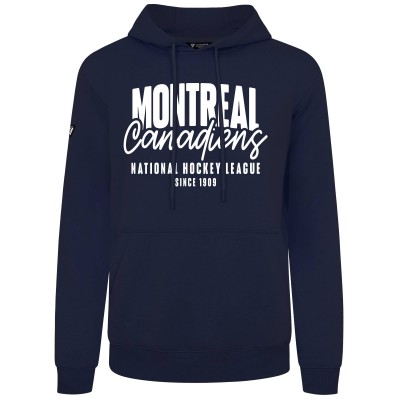 Montreal Canadiens Levelwear Navy Podium Response Pullover Hoodie