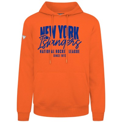 New York Islanders Levelwear Orange Podium Response Pullover Hoodie