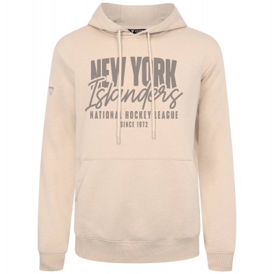 New York Islanders Levelwear Khaki Podium Response Pullover Hoodie