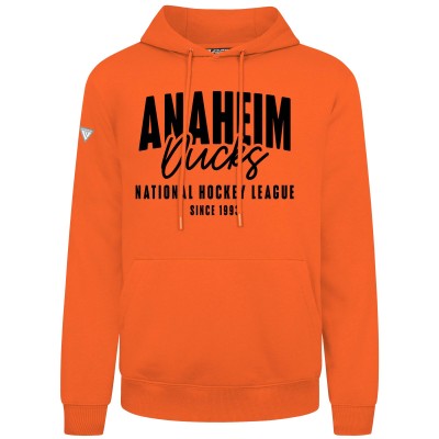 Толстовка Anaheim Ducks Levelwear Orange Podium Response