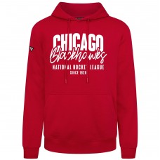 Толстовка Chicago Blackhawks Levelwear Red Podium Response
