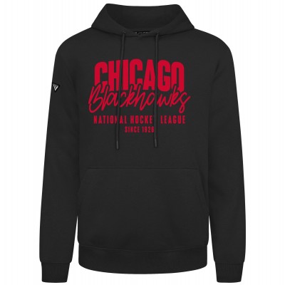 Толстовка Chicago Blackhawks Levelwear Black Podium Response