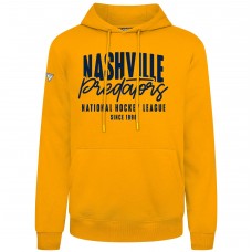Nashville Predators Levelwear Gold Podium Response Pullover Hoodie