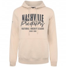 Nashville Predators Levelwear Khaki Podium Response Pullover Hoodie