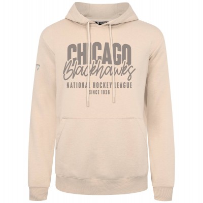 Толстовка Chicago Blackhawks Levelwear Khaki Podium Response