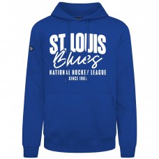 St. Louis Blues Levelwear Royal Podium Response Pullover Hoodie