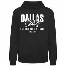 Dallas Stars Levelwear Black Podium Response Pullover Hoodie