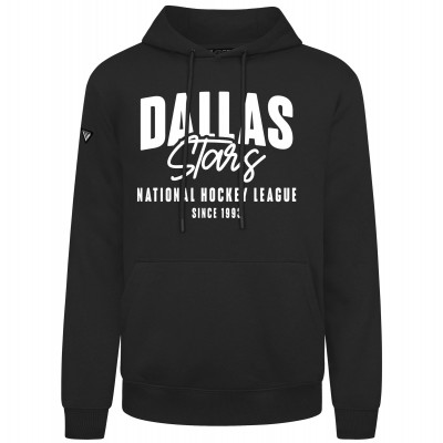 Dallas Stars Levelwear Black Podium Response Pullover Hoodie