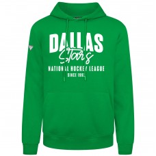 Dallas Stars Levelwear Green Podium Response Pullover Hoodie