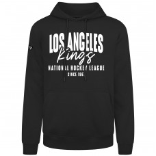 Los Angeles Kings Levelwear Black Podium Response Pullover Hoodie