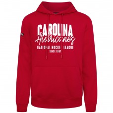 Carolina Hurricanes Levelwear Red Podium Response Pullover Hoodie