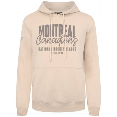 Montreal Canadiens Levelwear Khaki Podium Response Pullover Hoodie