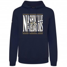 Nashville Predators Levelwear Navy Podium Powerhouse Pullover Hoodie