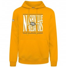 Nashville Predators Levelwear Gold Podium Powerhouse Pullover Hoodie