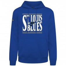 St. Louis Blues Levelwear Royal Podium Powerhouse Pullover Hoodie