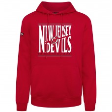 Толстовка New Jersey Devils Levelwear Red Podium Powerhouse