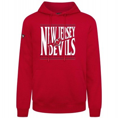 Толстовка New Jersey Devils Levelwear Red Podium Powerhouse