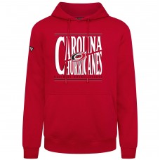 Carolina Hurricanes Levelwear Red Podium Powerhouse Pullover Hoodie