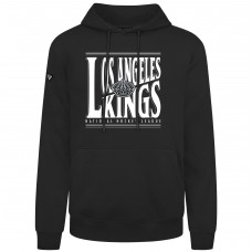 Los Angeles Kings Levelwear Black Podium Powerhouse Pullover Hoodie