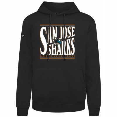 Толстовка San Jose Sharks Levelwear Black Podium Powerhouse