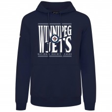 Толстовка Winnipeg Jets Levelwear Navy Podium Powerhouse