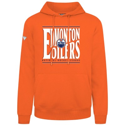 Толстовка Edmonton Oilers Levelwear Orange Podium Powerhouse