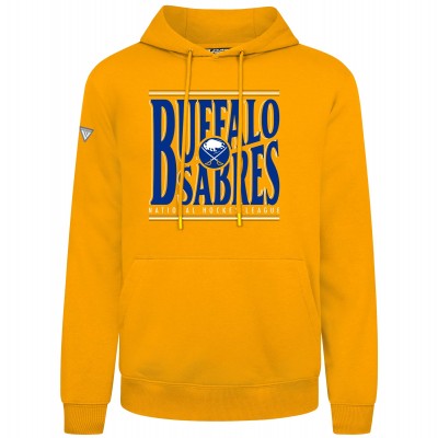 Buffalo Sabres Levelwear Gold Podium Powerhouse Pullover Hoodie