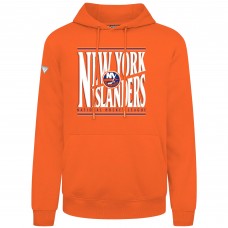New York Islanders Levelwear Orange Podium Powerhouse Pullover Hoodie