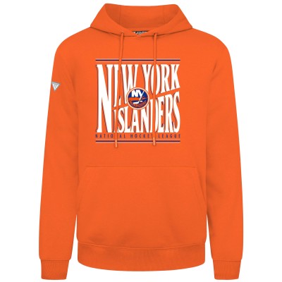 New York Islanders Levelwear Orange Podium Powerhouse Pullover Hoodie