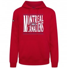 Толстовка Montreal Canadiens Levelwear Red Podium Powerhouse