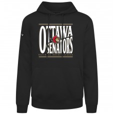 Ottawa Senators Levelwear Black Podium Powerhouse Pullover Hoodie