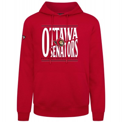 Ottawa Senators Levelwear Red Podium Powerhouse Pullover Hoodie