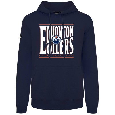 Толстовка Edmonton Oilers Levelwear Navy Podium Powerhouse