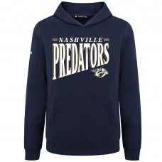 Подростковая Nashville Predators Levelwear Navy Jr Podium Tally Pullover Hoodie