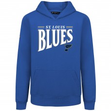Подростковая St. Louis Blues Levelwear Royal Jr Podium Tally Pullover Hoodie