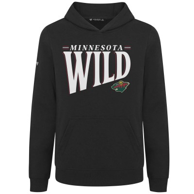 Толстовка Подростковая Minnesota Wild Levelwear Black Jr Podium Tally